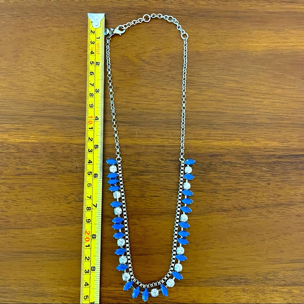 Blue and Silver J. Crew Necklace